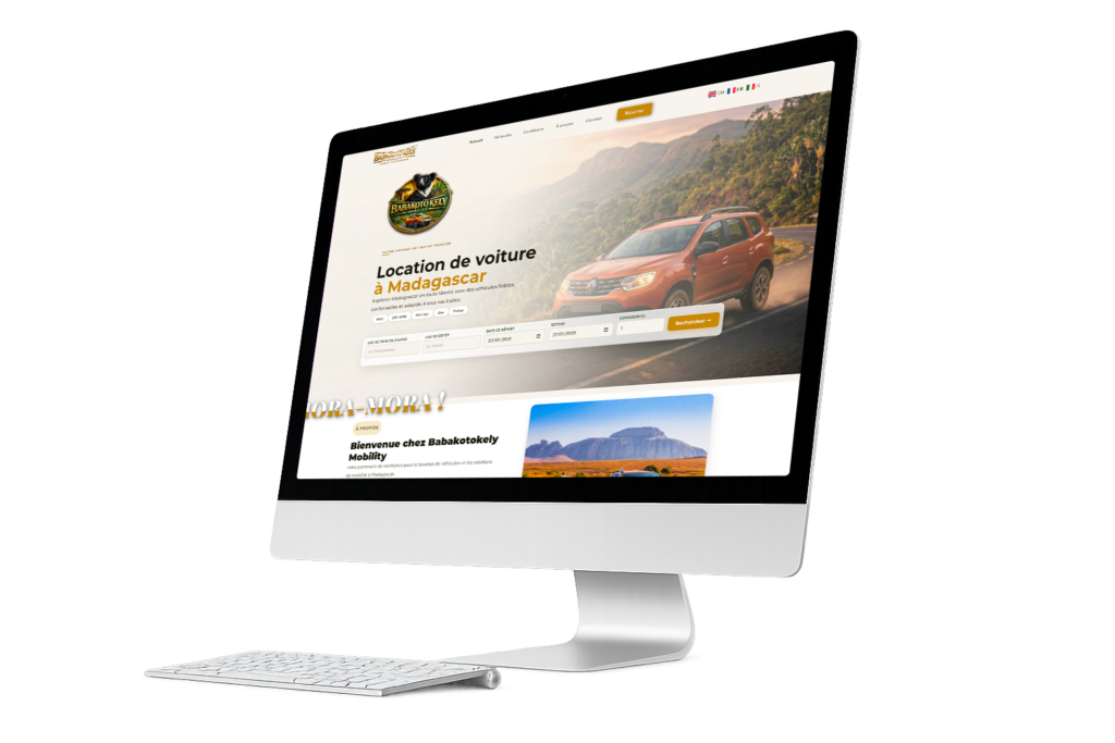 Agence web Madagascar babakotokely main desktop