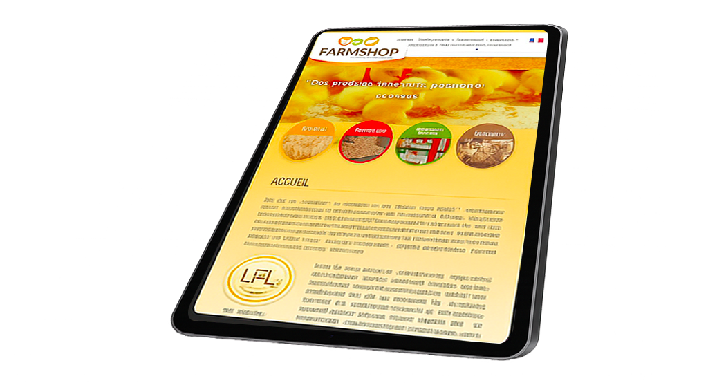 Outsourcing Madagascar Farmshop 2 Agence web Madagascar farmshop ipad pattern