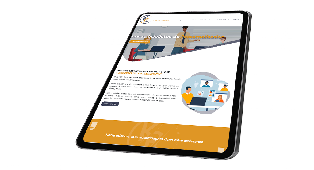 Outsourcing Madagascar KPL Sourcing 2 Agence web Madagascar kpl ipad pattern