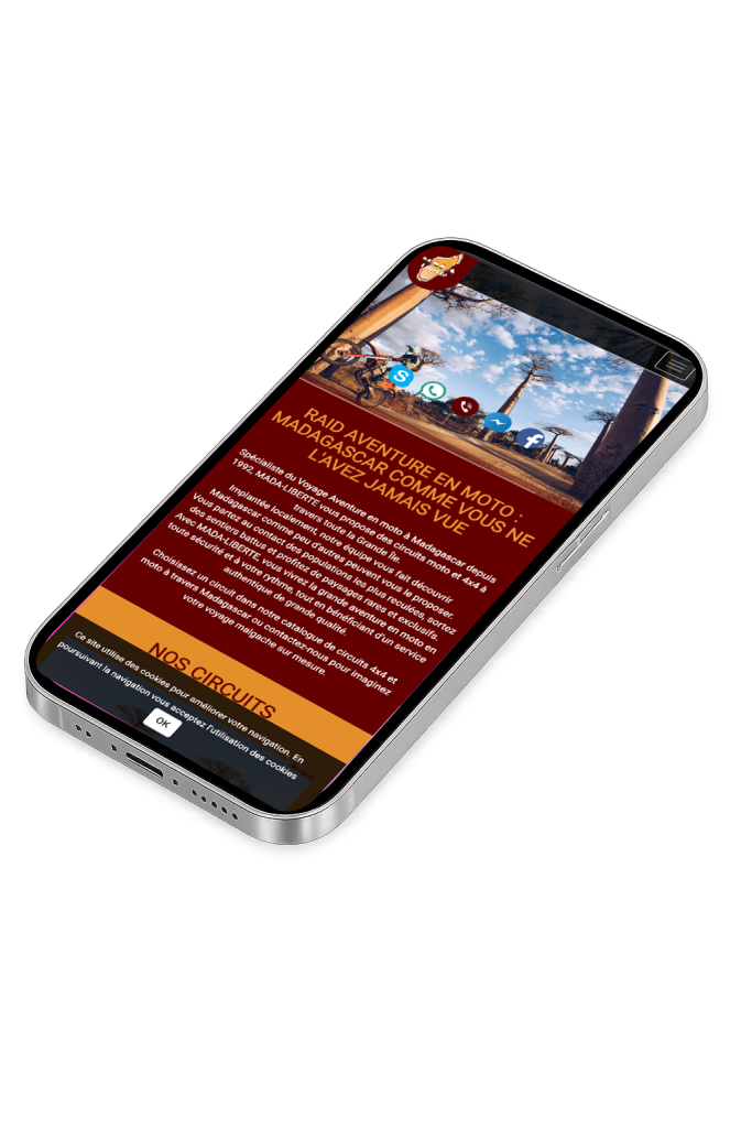 Outsourcing Madagascar Mada Liberte 3 Agence web Madagascar madaliberte phone pattern