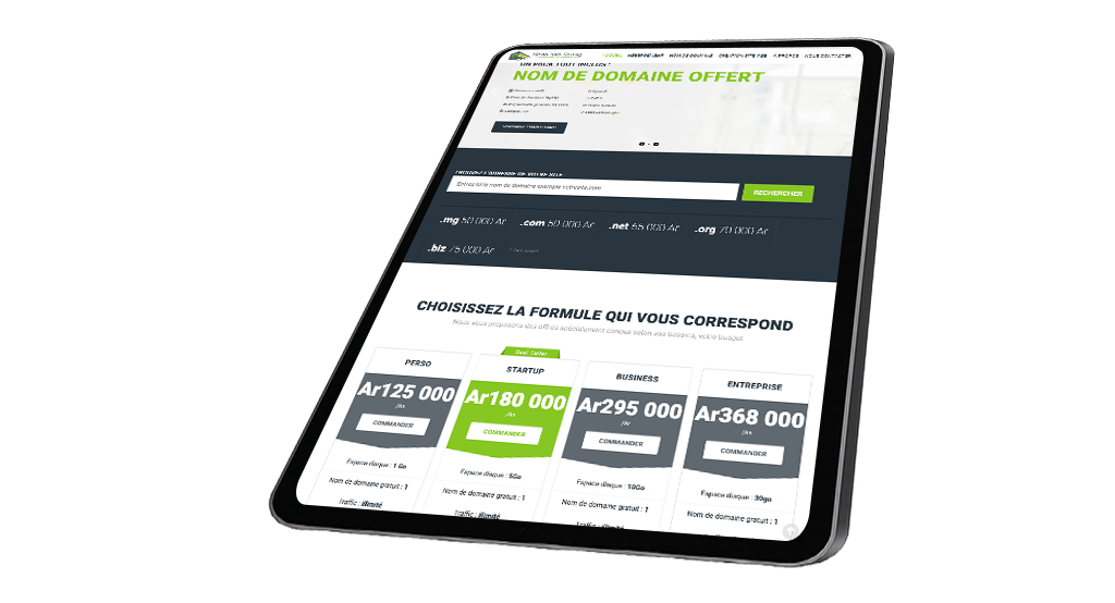 Outsourcing Madagascar Mada WebHosting 2 Agence web Madagascar mwh ipad pattern