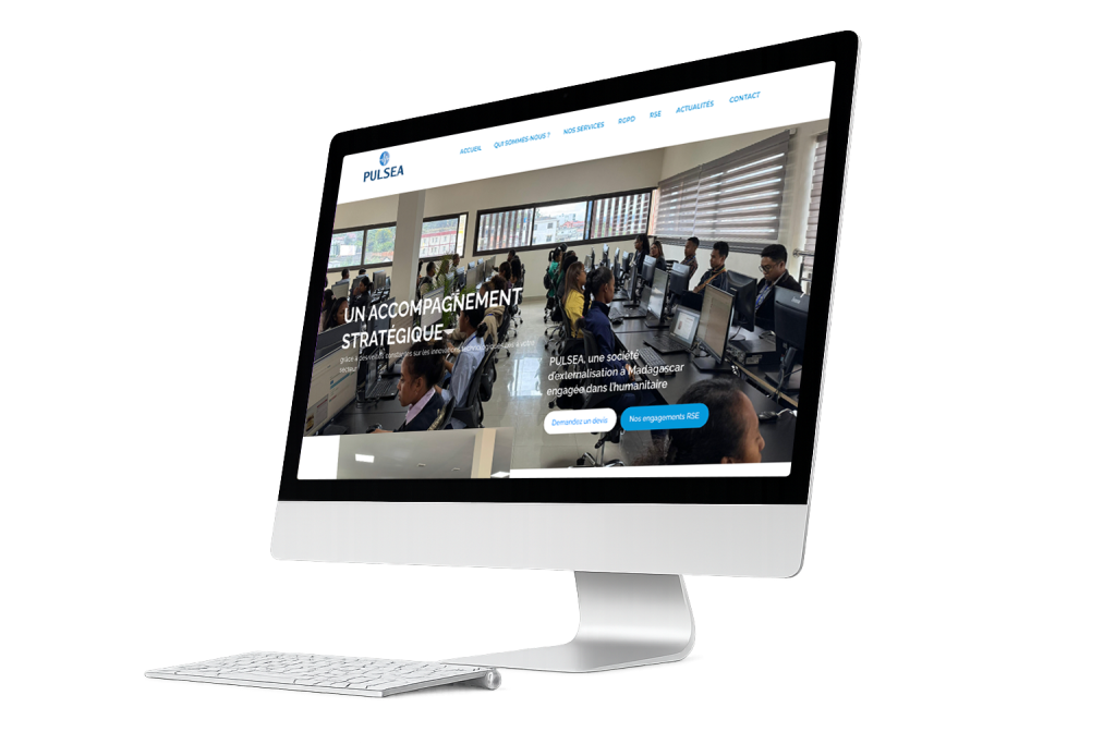 Outsourcing Madagascar Pulsea 1 Agence web Madagascar pulsea main desktop