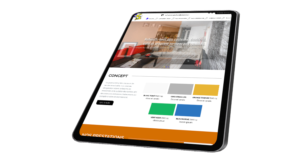 Outsourcing Madagascar Schuwey Peinture 2 Agence web Madagascar schuwey ipad pattern