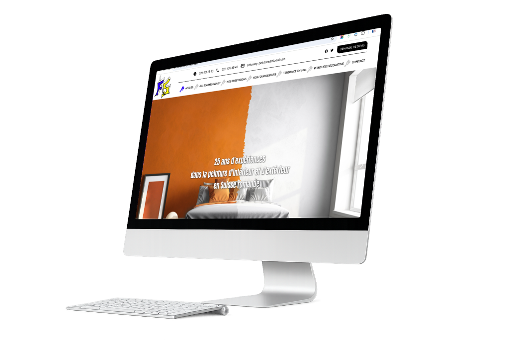 Outsourcing Madagascar Schuwey Peinture 1 Agence web Madagascar schuwey main desktop